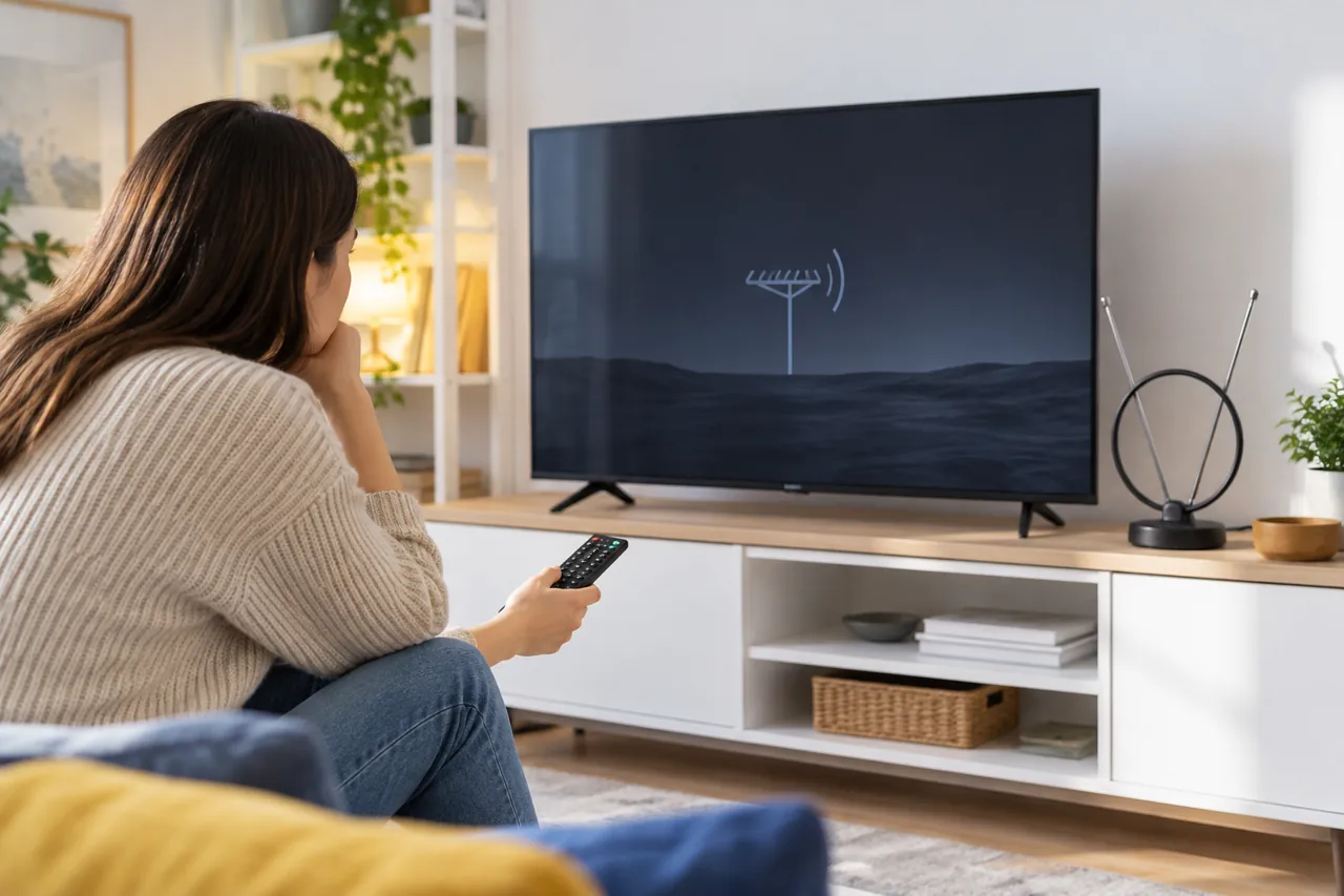 Телевизор не находит каналы или пишет «Нет сигнала»
